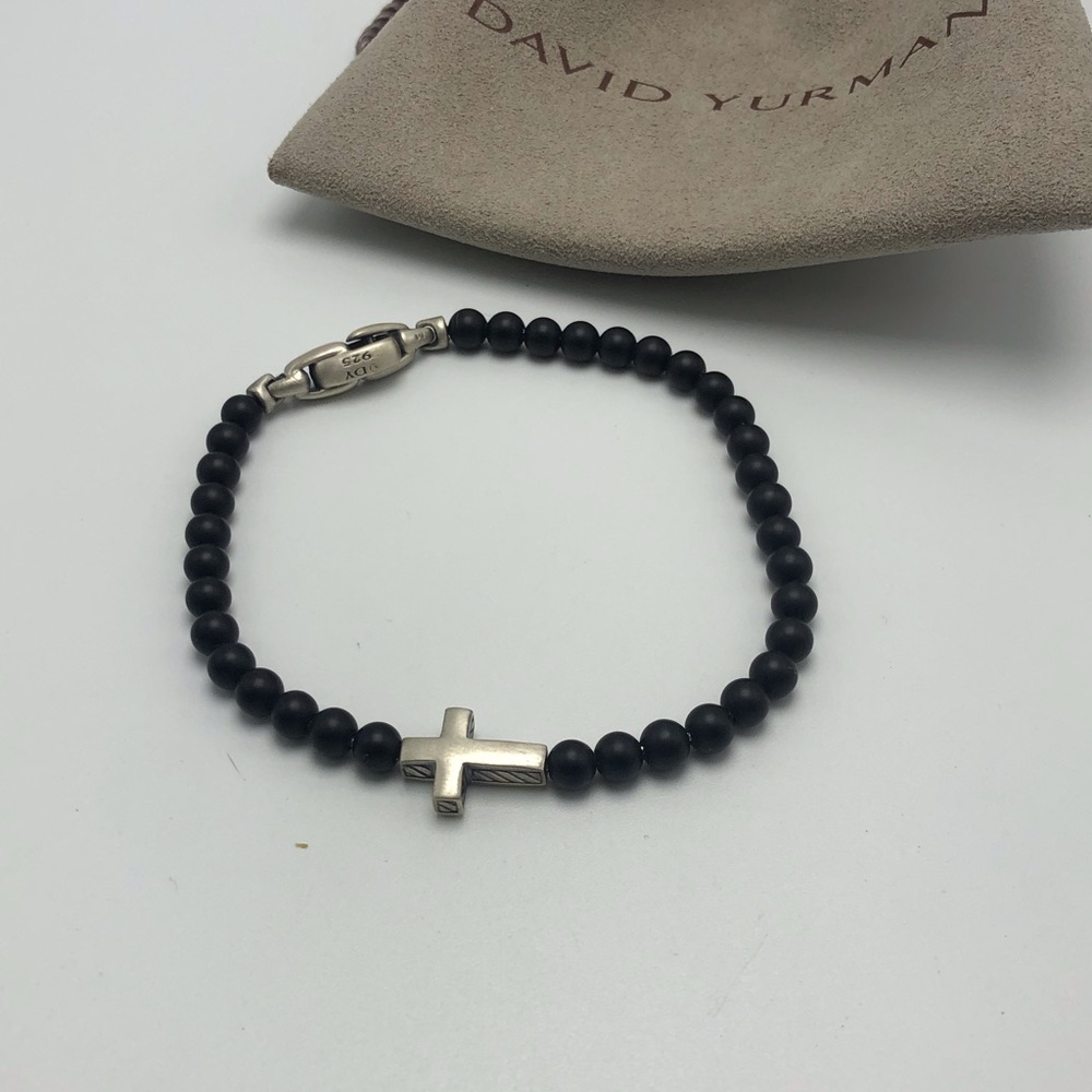 David Yurman Spiritual Beads cross Black o…